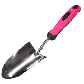 SIXTOL GARDEN PINK ONE Garden Trowel | Stainless Steel | Pink Colour | 33 cm | Garden shovel | Gardening
