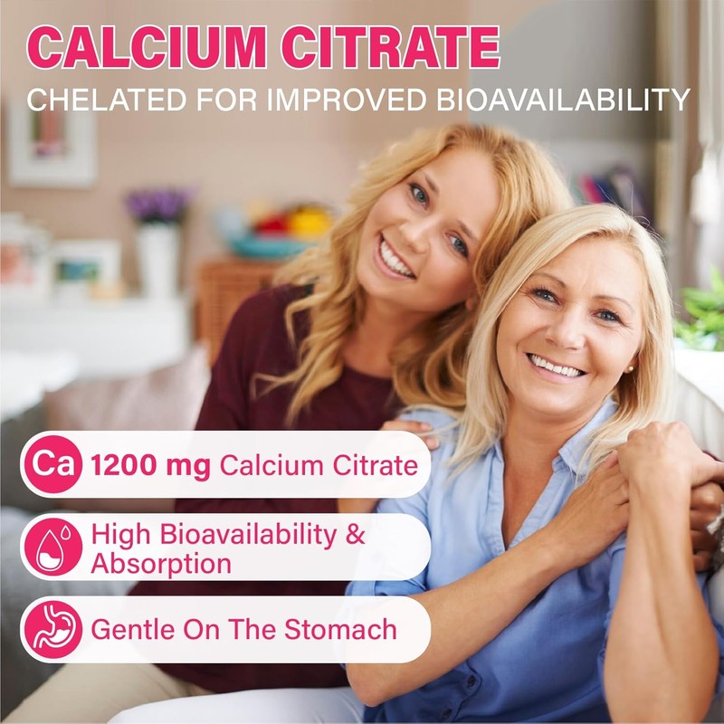 Calcium Citrate Gummies 1200 mg for Adults: Ultimate Absorption Calcium