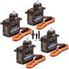 Adeept AD002 4 Pcs 90S 9G Micro Servo Motor, Metal