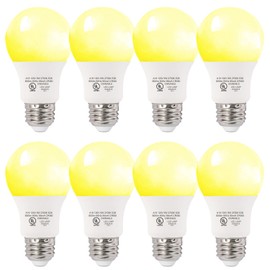GLOWNOVA 8-Pack Soft White LED Bulbs - Perfect for Bedroom & Living Area, 60W Equivalent, 2700K, 9W, 15000-Hour Lifespan, E26 Socket