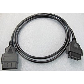 Xpertx Solutions 5 Foot OBD-II OBD2 Extension Data Cable Adapter with 16 Pin Male to Female Plugs Compatible with Standard OBD2 Cables