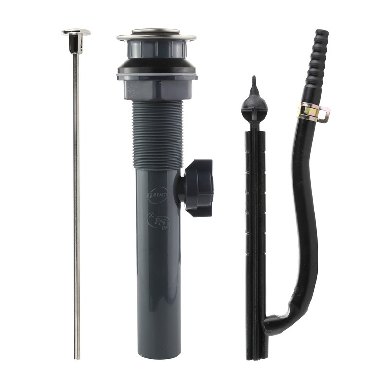 Danco Plastic, Brushed Nickel, EZ Connect Pop Lavatory Drain, 10693X