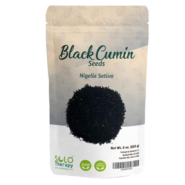 Black Cumin Seeds , 8 oz , Nigella Sativa , 100% Natural , Resealable Bag , Product From India , Packaged in the USA