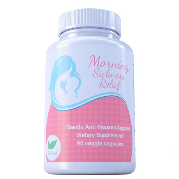 Maternal Balance Vitamin B6 25mg Pregnancy Support, Plus Ginger & Zinc. Ease Morning Queasiness. 90 Easy Swallow Veggie Capsules, Made in The USA.