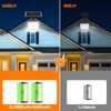 4Pack Solar Motion Lights Outdoor,3600LM Bright 184 LEDs Larger Solar