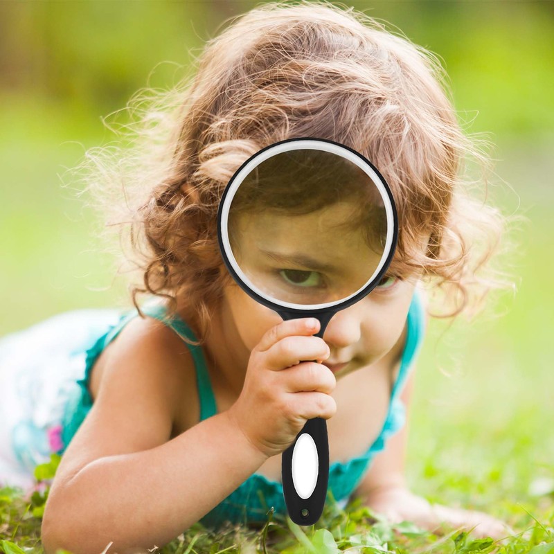 Large 10X Magnifying Glasses for Reading, Handheld Magnifying Glass for