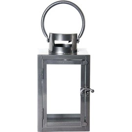 Esschert Design Lantern anthracite, small, grey
