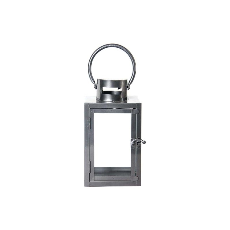 Esschert Design Lantern anthracite, small, grey
