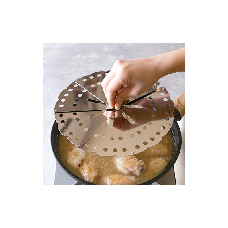 KAI KAI KITCHEN DH8071 Free-Drop Lid, 6.3 - 9.4 inches