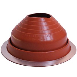 Flashers #5 Silicone High Temp Flexible Roof Jack Pipe Boot Metal Roofing Pipe Flashing (Pipe OD 4-1/4" to 7-1/2") - 100% Made in The USA