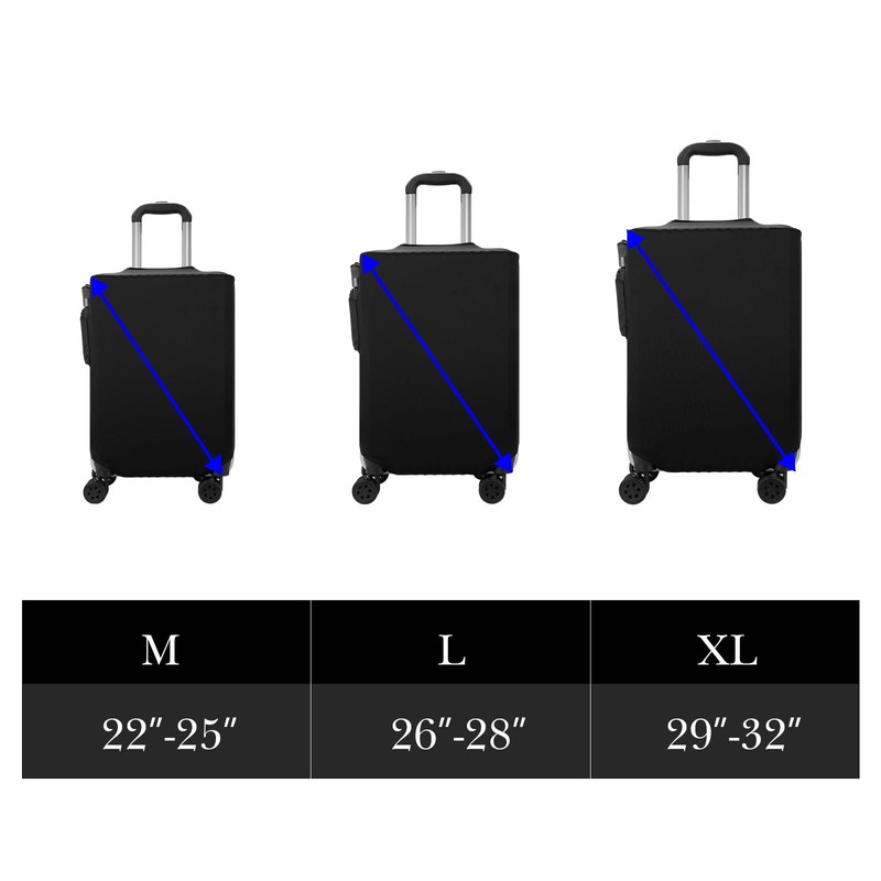 ReignSword Travel Luggage Cover Suitcase Protector Fit 29-32 Inch Luggage,