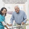 Crutch Hand Grips for Rollator Walker Replacement - Elderly &