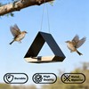HOSUN Modern Metal Roof Hanging Wild Bird Feeder