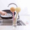 Dishwashing Scrubber Brush with Handle Dishwashing Brush 3ea