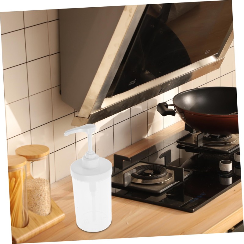 FUNOMOCYA Hand Press Dispenser for Syrup Bottle Versatile Squeeze Jam