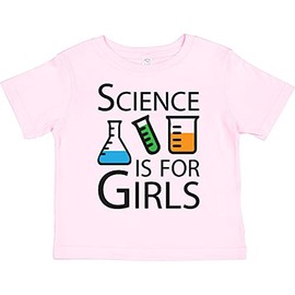 inktastic Science is for Girls Toddler T-Shirt 7 Pink 2162b