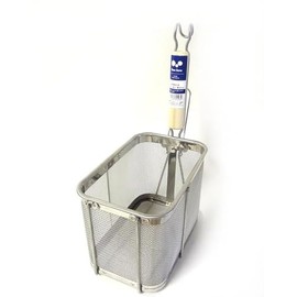 TS 18-8 30123 Wooden Handle, Square Type, Udon Bo, Deep Type