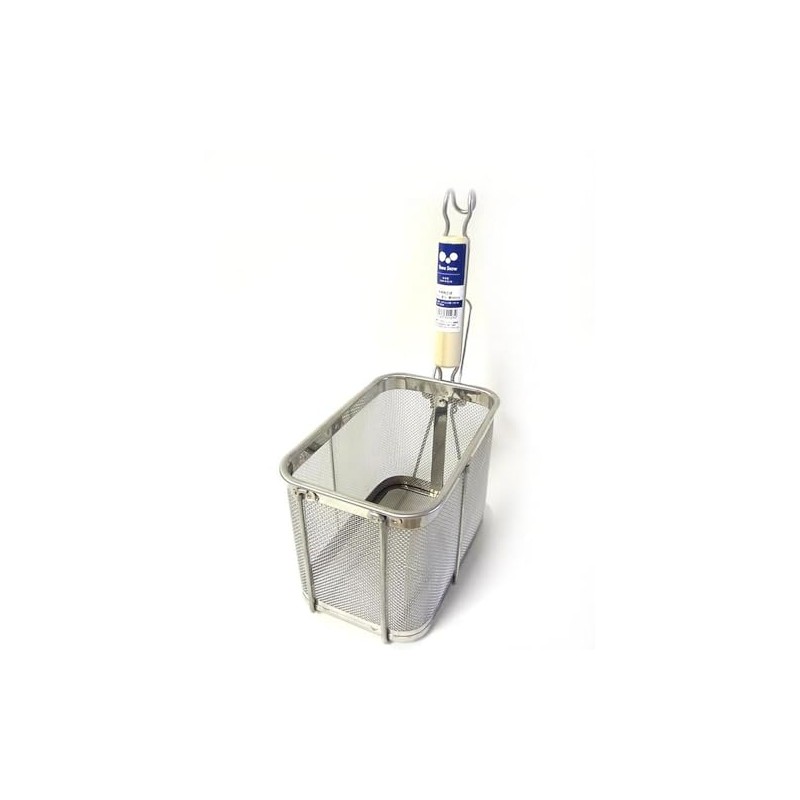 TS 18-8 30123 Wooden Handle, Square Type, Udon Bo, Deep