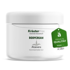 Kräutermax Aloe Vera Cream 250 ml - Moisturising Body Lotion for the Body - Skin Care with Aloe Vera Gel - Quick-Absorbing Care Cream