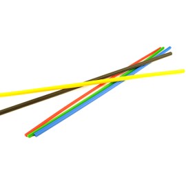 5 x 300mm Wall Plug, Cut to Length, Self Centring Expanding Stick, 4, 5, 6, 6.5 & 7mm. Red, Green, Blue, Yellow, Black. (S7272) Free UK Postage