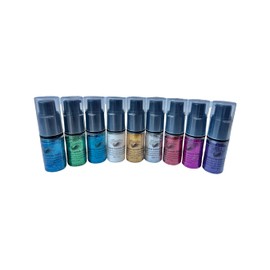 Kryvaline Face Painting Glitter Dust Set with Fine Glitters in 15 ml Reusable Spray Bottles Safe for Children and Environment