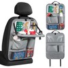 LUCMO Car Backseat Organizer with Tablet Holder,6 Storage Pockets Car