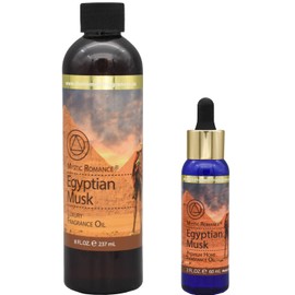 The Home of Fragrances - Set of 2 Bottles of Fragrance Oils - 2oz & 8oz (Egyptian Musk)