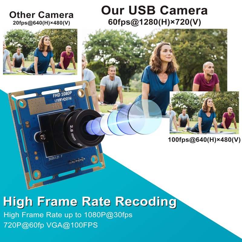 ELP 1080P Webcam Full HD OTG USB 2.0 Camera 100