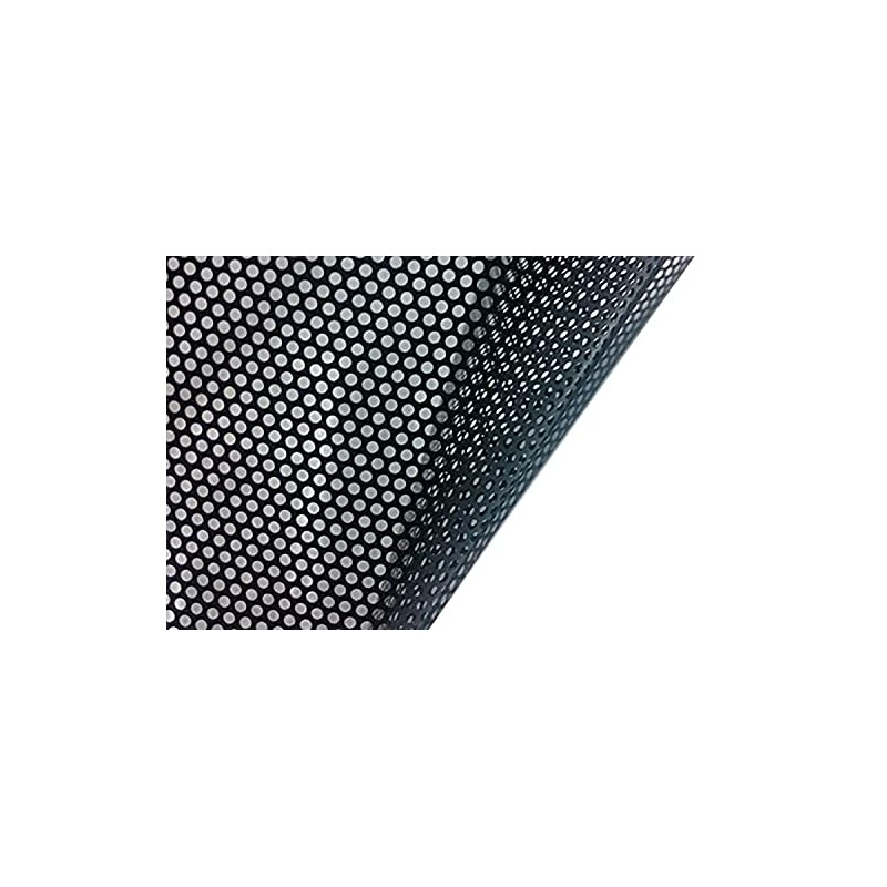 VViViD Black Perforated Vinyl Window Film to Prevent Bird Strike