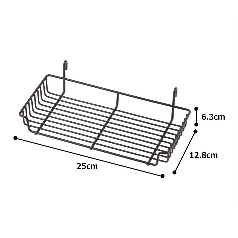 Iris Ohyama MPA-TS Mesh Panel Tray, Small, Black