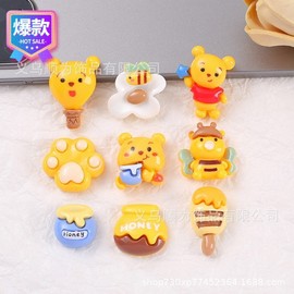 DIY Hairpin Making Materials & Supplies Set 40 One Size/Bee Flower 200ea