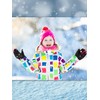 Geyoga 3 Pairs Kids Winter ski Gloves Waterproof Snow Mittens