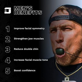 Jawzrsize Jaw Exerciser for Men - Pop N Go Beginner Bundle Blue and Intermediate Green Jaw Trainer, Jaw Clenching Relief, Double Chin Reducer, Jawline Shaper and Neck Exerciser