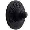 PRESS Retro Push Button Doorbell in Brass (Bronze)