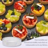 Keboyoe 12pcs Ø 6cm Perforated Tart Ring 430 Stainless Steel