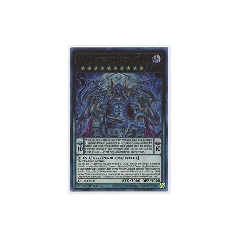D/D/D Deviser King Deus Machinex - BACH-EN044 - Ultra Rare