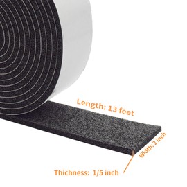 DOBTIM Pipe Insulation Foam Wrap Tape, Insulation Tape for Water Pipes, Pipe Wrap Insulation, Foam Pipe Insulation 13 Ft Long x 6 Inch Wide x 1/5 Inch Thick