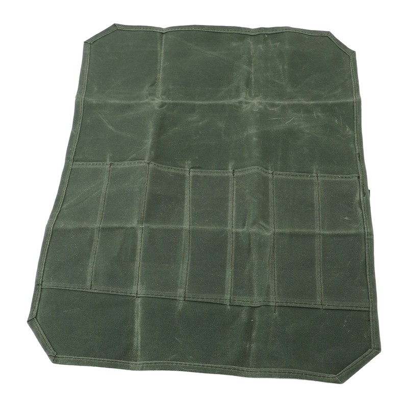 Chef Knife Roll Bag Portable Waterproof Waxed Canvas Knife Carrier