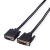 3.0M SVGA to DVI Monitor Cable, Male to Male, Black