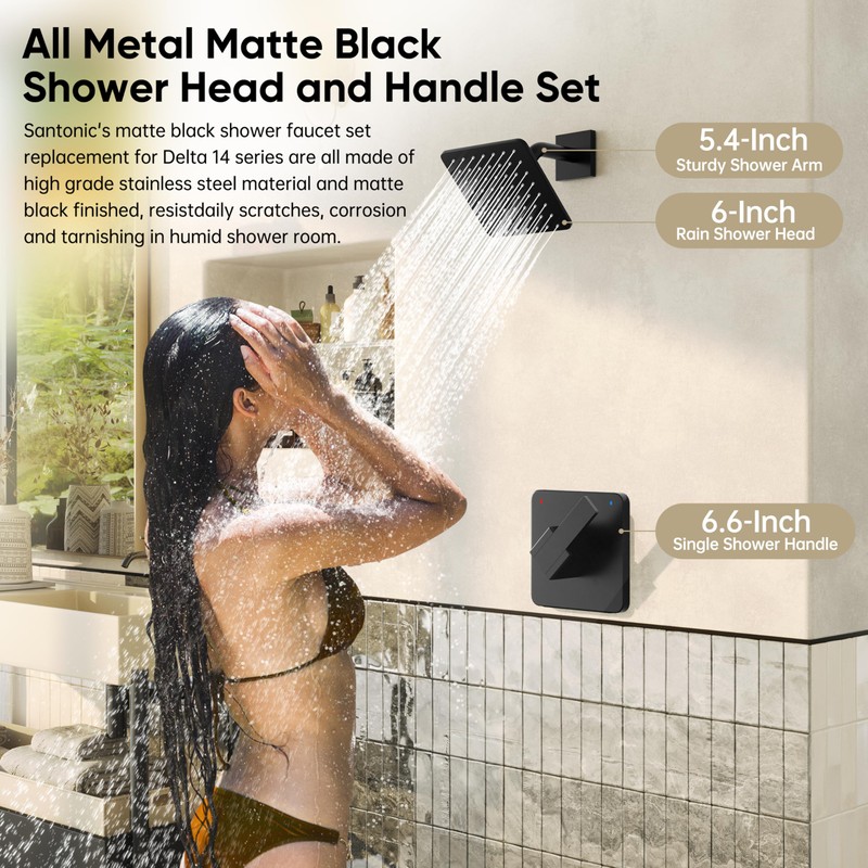 Replacement for Delta Faucet Shower Trim Kit 14 Series, Bathroom