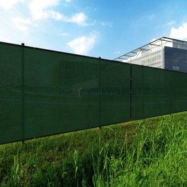 TANG Sunshades Depot Green 4x5' FT Privacy Fence Screen Temporary 150 GSM Heavy Duty Windscreen Fence Netting Fence Cover with Zipties 88% Privacy Blockage Excellent Airflow 3 Years Warranty