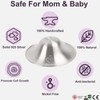Boboduck The Original Silver Nursing Cups - Nipple Shields for