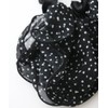 VINGTAINE HS-212 Scrunchie Polka Dot Pattern, Ruffle, Polka Dot, Volume,