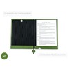 DELMON VARONE Certificate Folder in DIN A4 with Black Cord