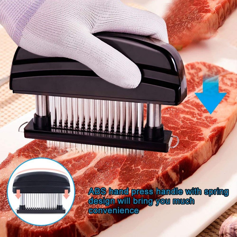 Happy Fox | Meat Tenderizer Needle，48 -pin Stainless Steel Sharp