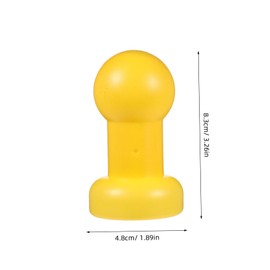 Kisangel 4pcs Trampoline Pole Caps Plastic Top Covers for Boys and Girls Trampolines Easy to Install Safety Enclosure Caps Compatible Brands Reliable Replacement Parts