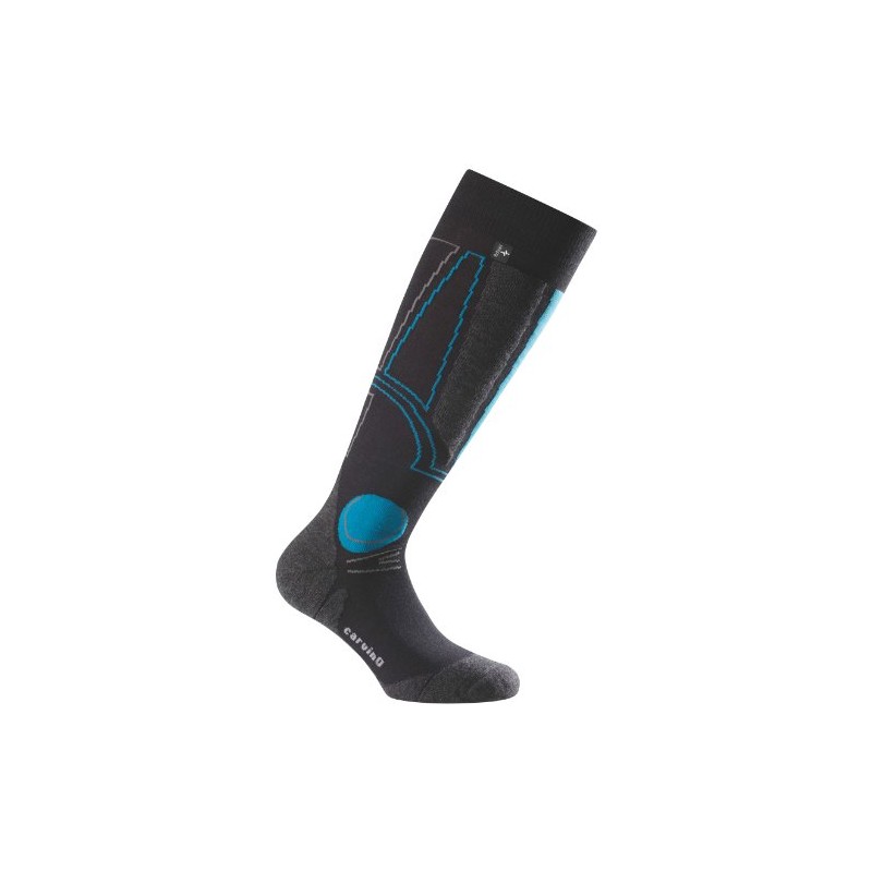 Rohner Socken Herren Socke Snow Sport Carving l/r, Ocean, 42-44,
