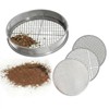 11.8 Inch Garden Soil Sifter Set Dirt Sifter with Interchangeable