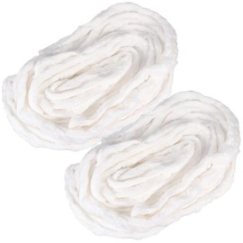 Mikinona 2-pack Cotton Pads for Makeup Nail Art Hair Styling Skincare Natural Skin-friendly