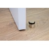 Door Stop, 28 x 30 mm, Threaded Base, Brass, Includes